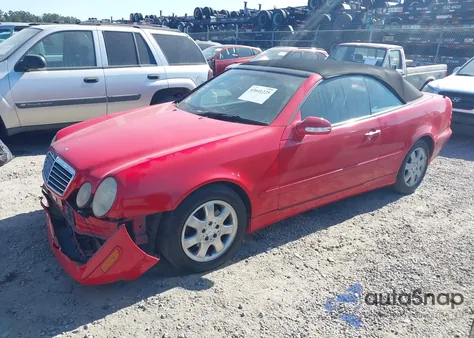 2003 Mercedes-Benz Clk 320 from USA, damaged, VIN WDBLK65G63T140393